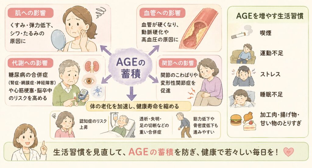 AGE蓄積の脅威