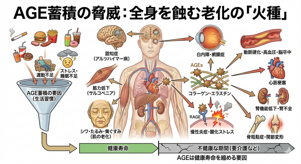 AGE蓄積の脅威