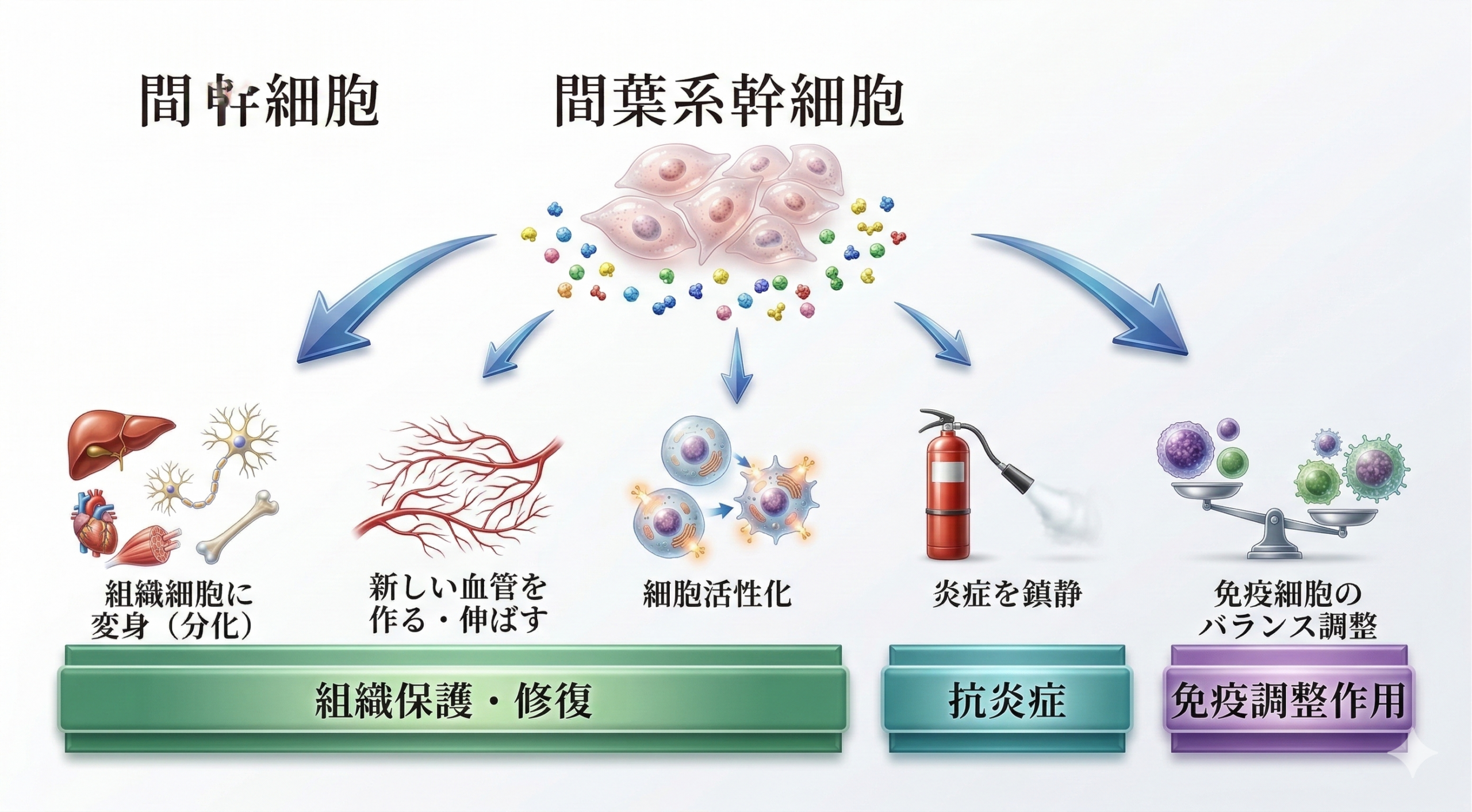 幹細胞のパラクライン効果