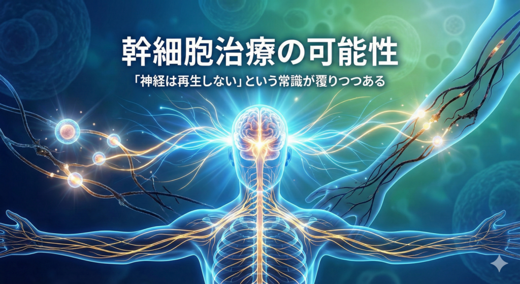 神経障害の種類別に見る幹細胞治療の可能性
