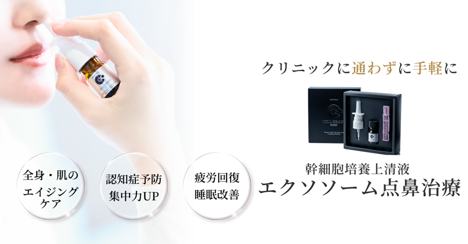 2026年最新版】エクソソーム点鼻の効果は？脳へ直接届く7作用＋費用