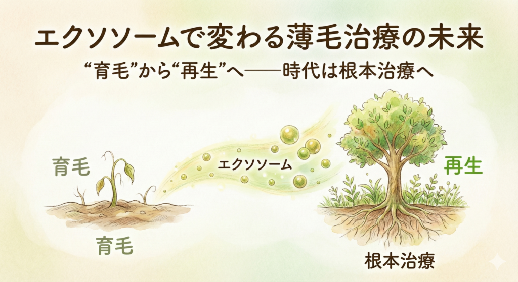 エクソソームで変わる薄毛治療の未来