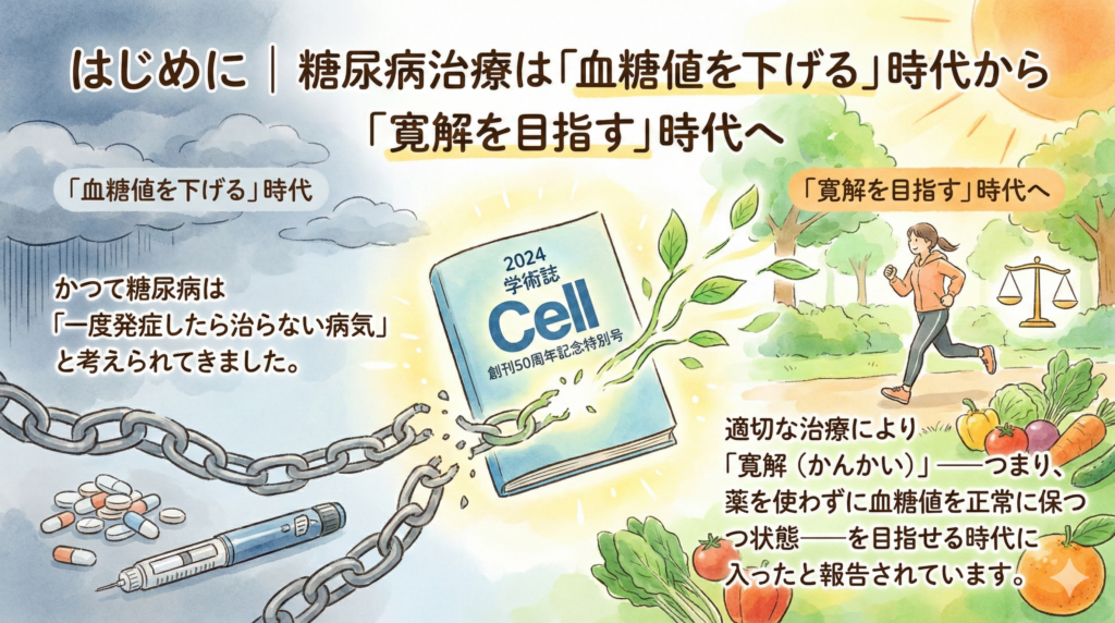幹細胞治療は血糖値を下げる時代から寛解を目指す時代へ