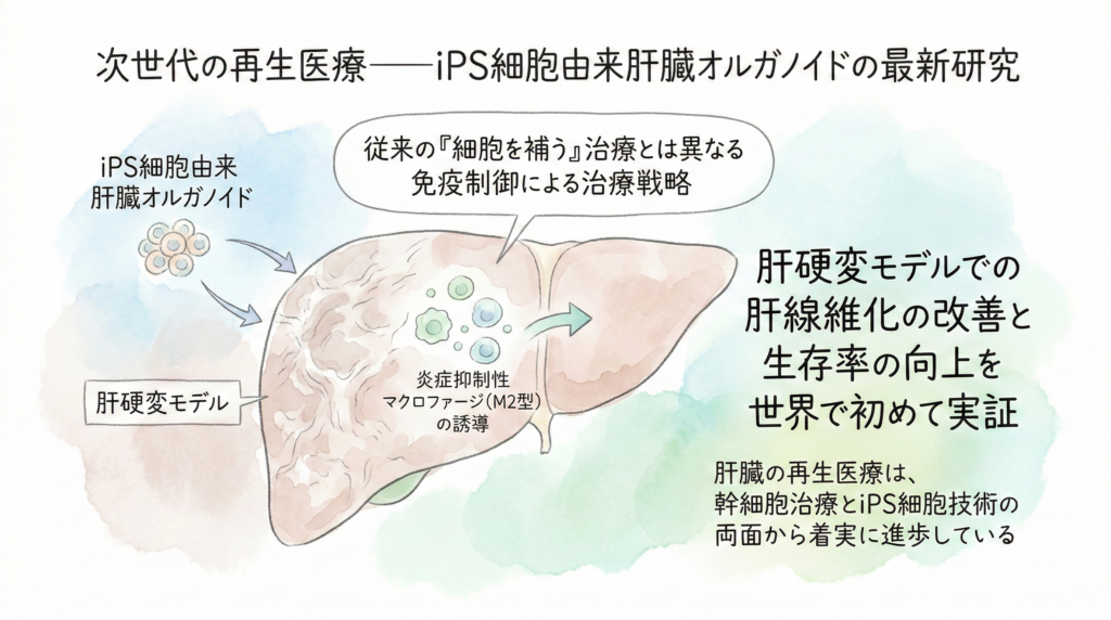 次世代の再生医療——iPS細胞由来肝臓オルガノイドの最新研究