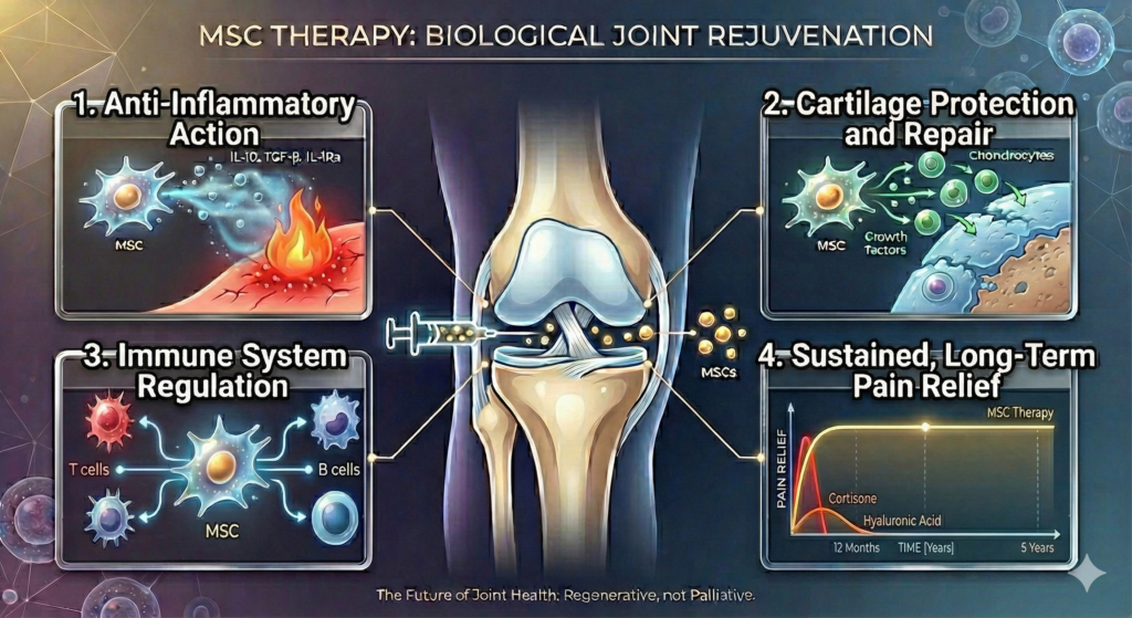 How Stem Cell Therapy Works: The Science of Regeneration for Knee OA and knee pain