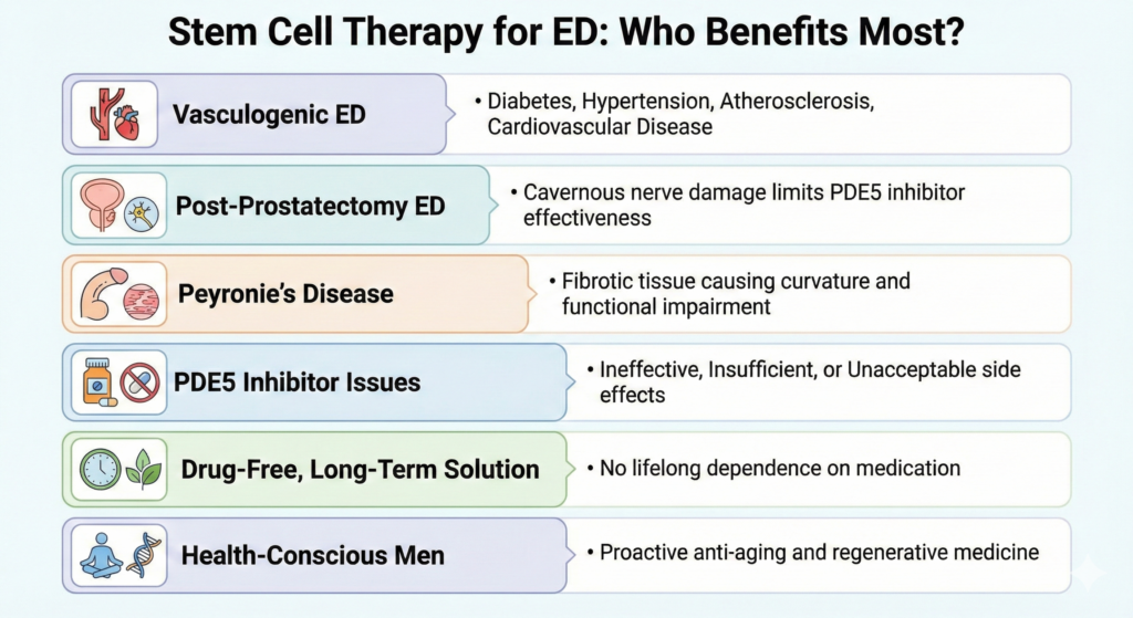 Who Benefits Most from Stem Cell Therapy for ED?