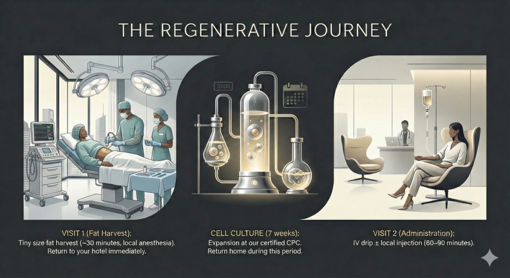 Stem cell therapy procedure for diabetes patients.