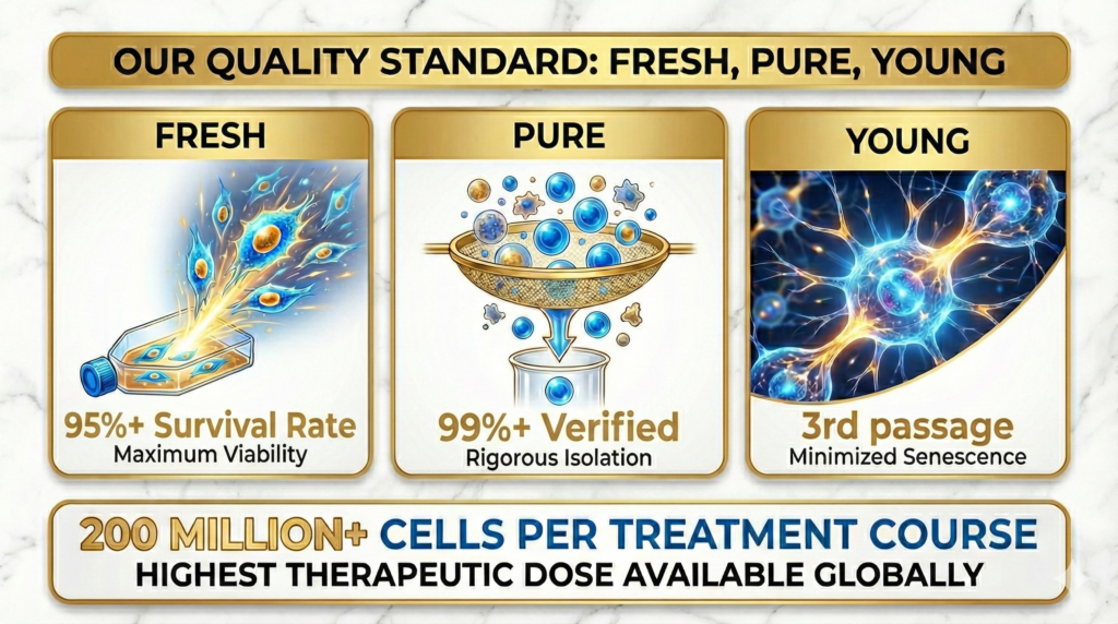 Cell Grand Clinic's high stem cell quality
