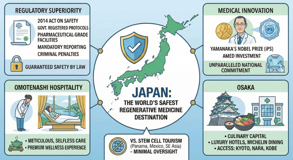 Why Japan? The World’s Safest Destination for Regenerative Medicine