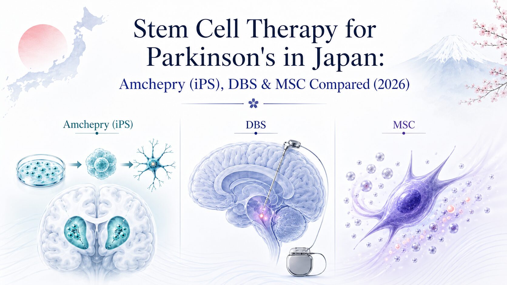 Stem Cell Therapy for Parkinson’s in Japan: Amchepry (iPS), DBS & MSC Compared (2026)