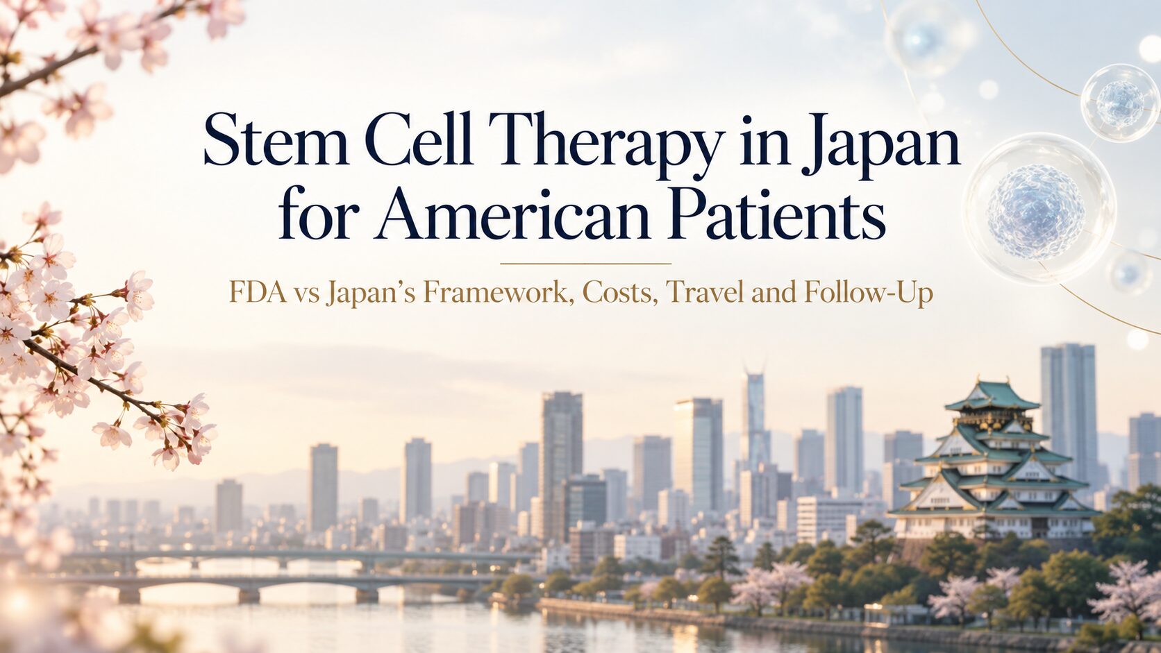 Stem Cell Therapy in Japan for American Patients: FDA vs Japan’s Framework, Costs, Travel and Follow-Up